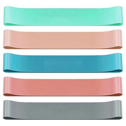 Different Resistance Bands Yoga Band Fitness Exercise Training Hip Tension Band Leg Squat Dance Elastic Loop Stretch Band